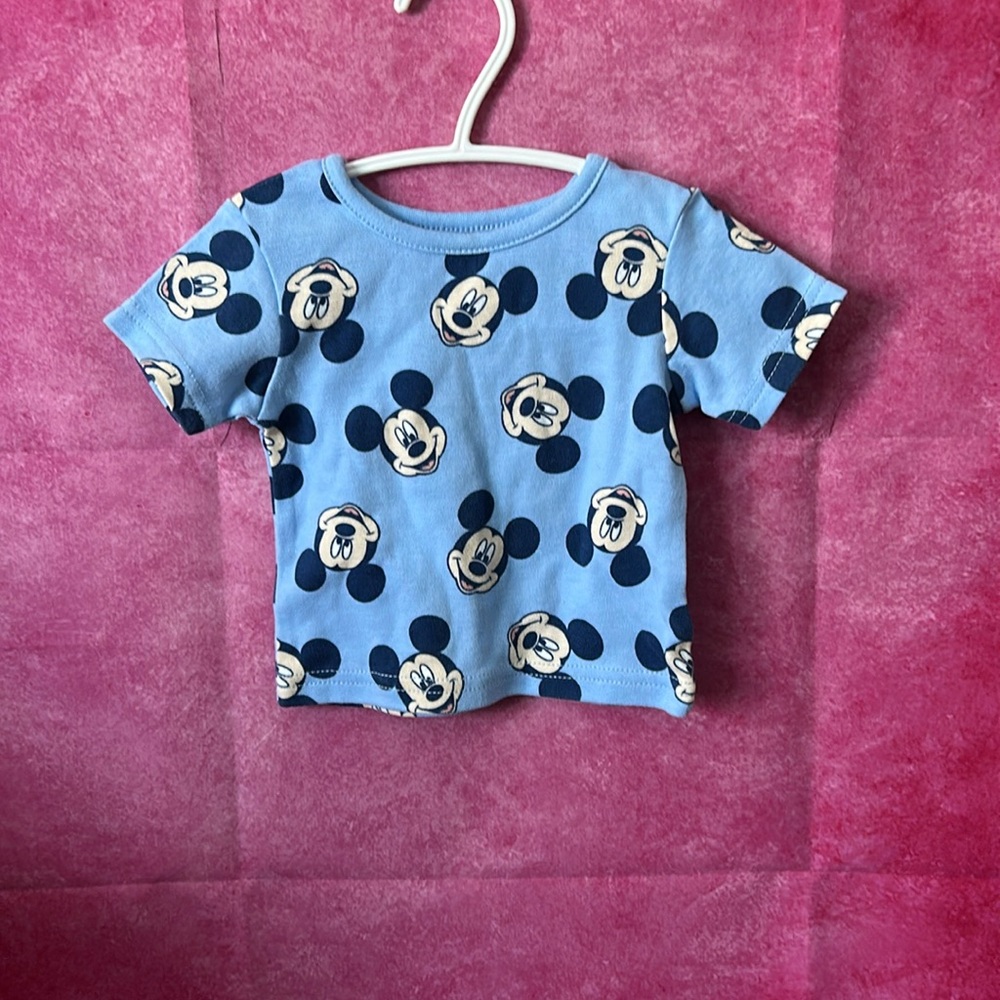 (3 for $15) 0-3 Month Baby Disney Mickey Mouse T Shirt - Picture 1 of 2